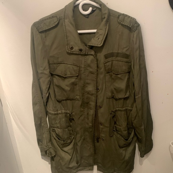 Super Cool Buffalo David Bitton Camo Green Light Button Up Jacket SZ Small 🔥 - Picture 1 of 7